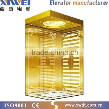 XIWEI Brand Effective Indoor Villa Elevator With Manually Operated Door