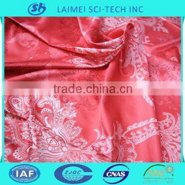 High quality 100% Polyester printed satin silk charmeuse fabric for clothing