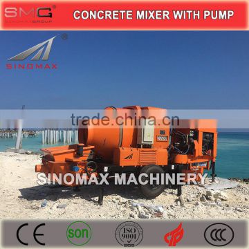 HOT! Diesel Engine Portable Concrete Mixer and Pump, Concrete Mixer with Pump with TOP quality for sale