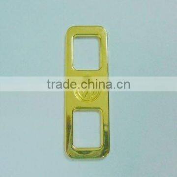 VW seat belt gold buckle 2014