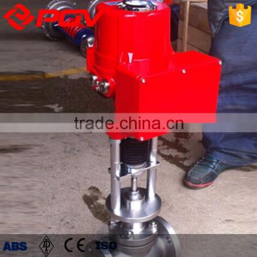 DN65 electric control valve with positioner