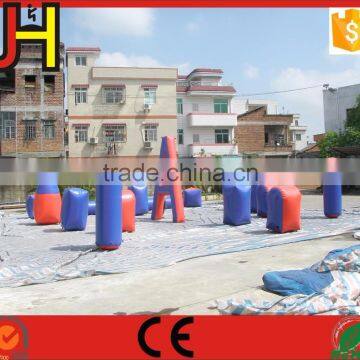 China Sport Inflatable Speedball Bunkers With UL Pump