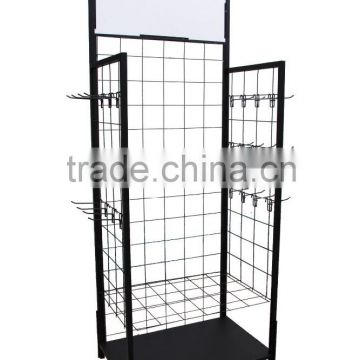 Multifunction slatwall metal stand