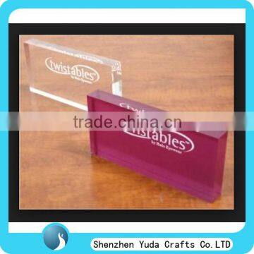 two colors plexiglass block manufacturering acrylic block wholesale glass block