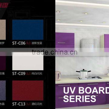 High Glossy Solid Color uv Mdf uv Particle Board photo-2