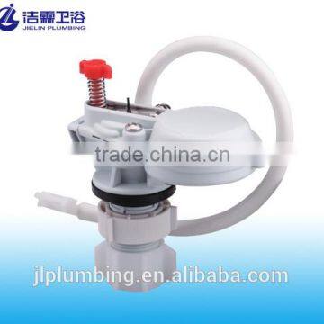 Pressure inlet fill valve with anti-siphon for concealed cisterns