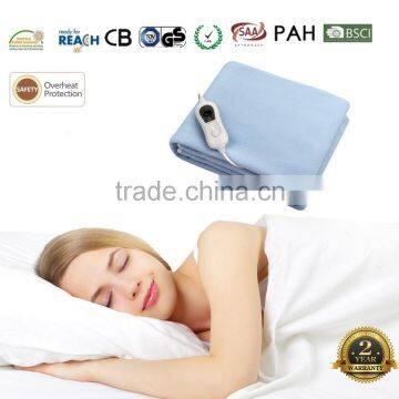 alibaba china polyester electric blanket with timer