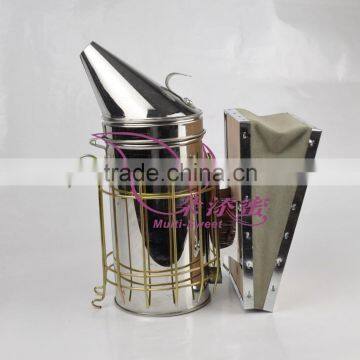 stainless steel bee smoker with dermis bellow