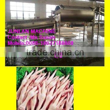 chicken paw blanching machine for chicken feet processing