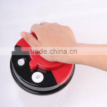 plastic vacuum food container--patented