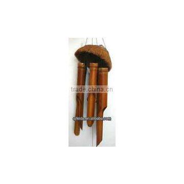 coconut shell wind chime