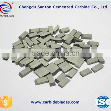 High quality cemented tungsten carbide saw tips for brazing