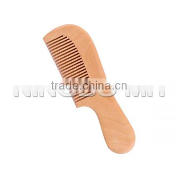 Popular Natural Wood Hairbrush With Handle Massage Comb