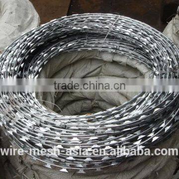 Best Quality Razor Barbed Wire//BTO-22 Galvanized Cross Type