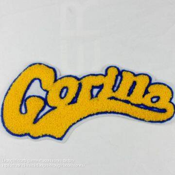 Sew-on Embroidery Chenille Patch Embroidery Towel Letters photo-5