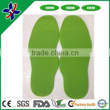 comfortable eco-friendly M size silicone massage insoles for shoes