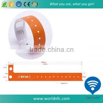 China Supplier Low Price One-off Paper RFID Wristband Tag photo-2
