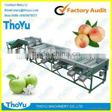 Thoyu Brand Salable Automatic Fruit/Apple/Peach Grading Machine by Size(SMS: 0086-15903675071)
