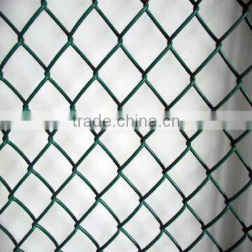 PVC Coated Rhombic diamond wire mesh Chain Link Fence Mesh price Factory