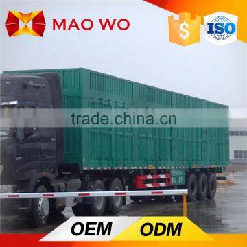 Double Used Utility Flatbed Container Semi Trailer photo-2
