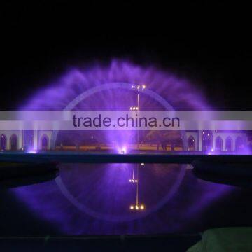 Water Curtain Movie With Laser Fountain