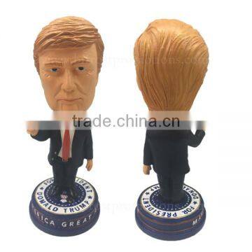 Latest Hot Style Customer Resin Donald Trump Shaking Head Doll photo-3