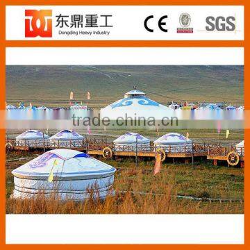 Happy farmhouse type mongolian yurt/mongolian ger with good colour