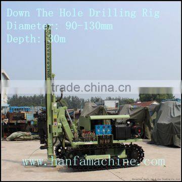 DTH drilling for blasting holes! HF100YA2 crawler type rock drilling rig