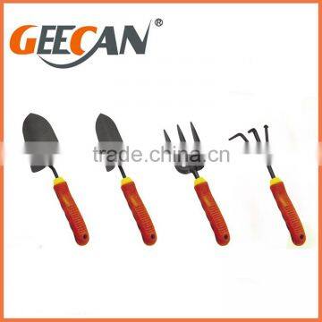 China manufacturer Wholesale 4pcs plastic handle garden tool set for kids gift