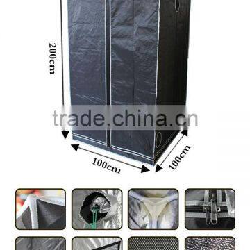 3.3'x3.3'x6.5' (100x100x200) Garden Grow Tent Portable Dark Room