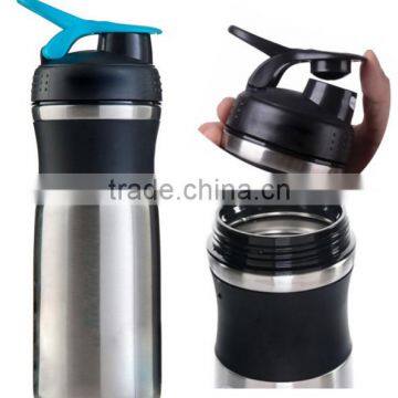 750ml 26 Ounce #304 18/8 Stainless Steel BPA Free Water Bottle Protein Shaker Custom Color Low MOQ Leaking Proof photo-2