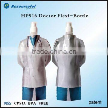 Wholesale Plastic Water Sports Bottle BPA Free 750ml Bottle With Spout Cap Foldable Bottle