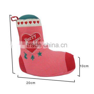 Store More Christmas Sock Sand Stuffed Cotton Foot Door Stop photo-2
