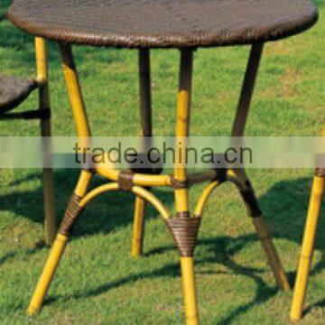 Outdoor Bamboo look Wicker Garden Table L80504