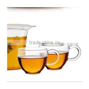 Haonai Wholesale Clear Glass Tea Set photo-2
