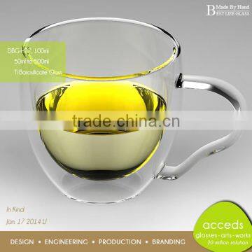 Made-By-Hand Glass Double Wall Thermos Cup photo-2