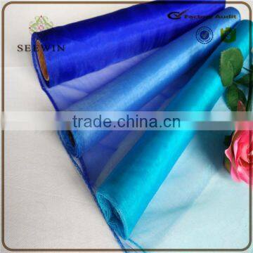 2016 Hot Sell Cheap Organza Fabric Organza Roll for Wedding / Party Decoration photo-2
