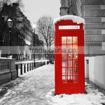 outdoor street red H2.4 M London telephone booth