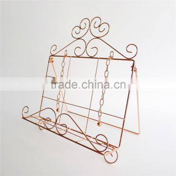 WI2903 Wire Metal Cookbook Holder Stand photo-5