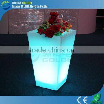 Wifi Control Garden Use Discharge Water LED Light Flower Pot