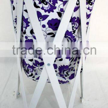Home Furniture Fabric Material and Home Usage Folding Laundry Basket photo-2