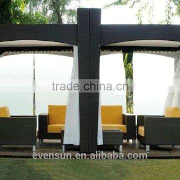 2015 New Waterproof Outdoor Aluminum Patio Rattan Gazebos