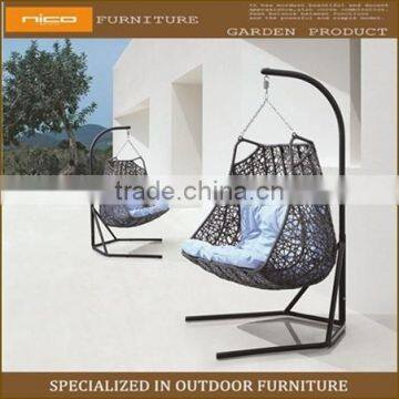 Hanging chair with stand