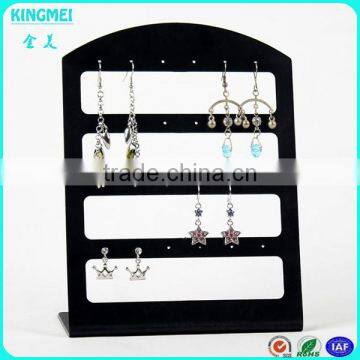 factory black 3 line most pop tabletop hot sale earring display shelf