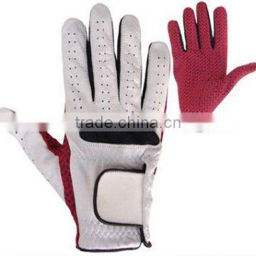 Colored golf glove