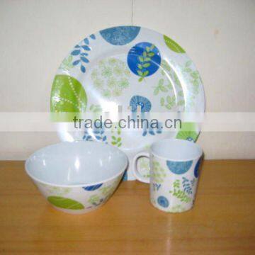 melamine dinnerware set