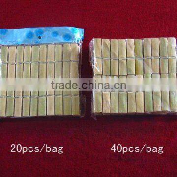 Bamboo clothes Peg