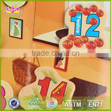 Wholesale 23 Pieces Kids Wooden Magnetic Toys Funny Children Wooden Magnetic Toys W14J002 photo-3