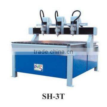 CNC Router Machine SH-3T with X Y Working Area 1300x1300mm and Z Working Area 200mm