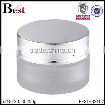 All Size Glass Airtight Metal Containers Cosmetic Metal Container With Aluminum Cap photo-4